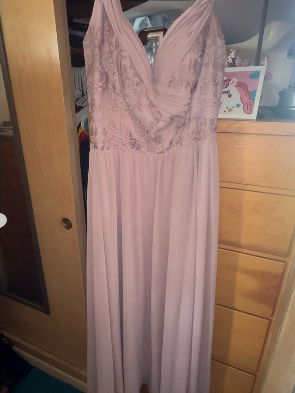 🌸 Mori Lee / Madeline Gardner Blush Pink Formal Bridesmaid Dress 🌸